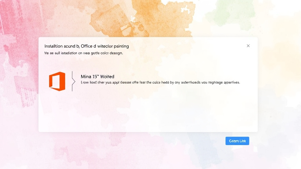 설치 및 계정 연동 방법 (watercolor 스타일)