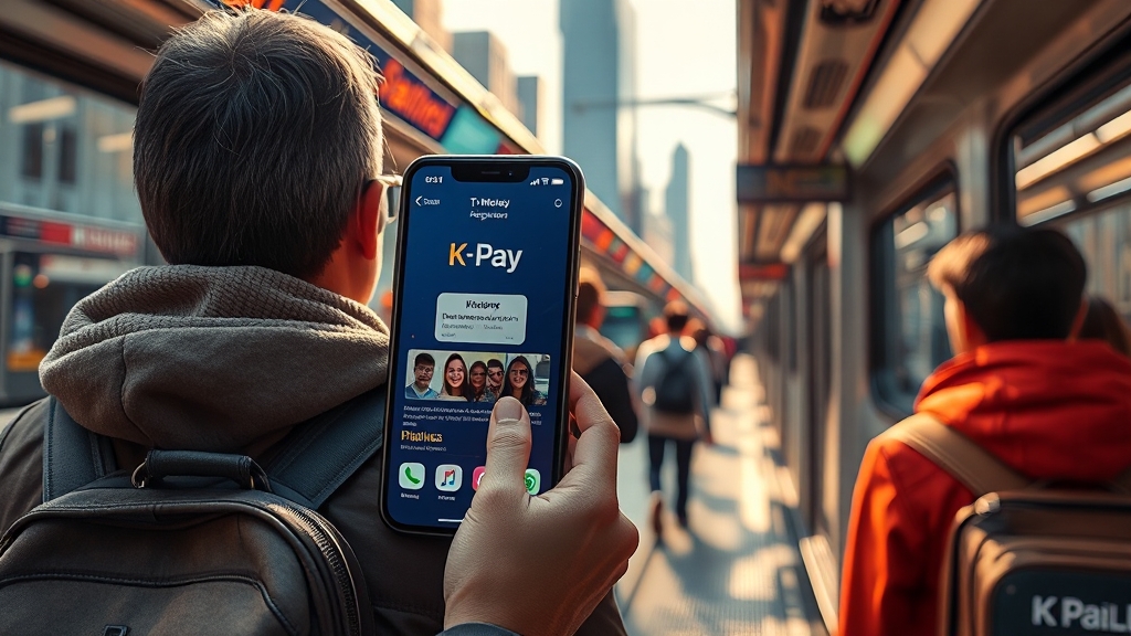 애플페이 티머니 K-패스 등록 (아이폰) (realistic 스타일)