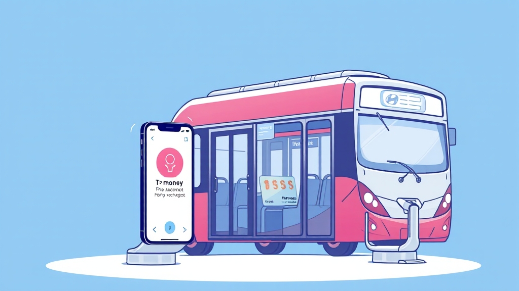 애플페이 티머니 자동 충전 설정 (illustration 스타일)