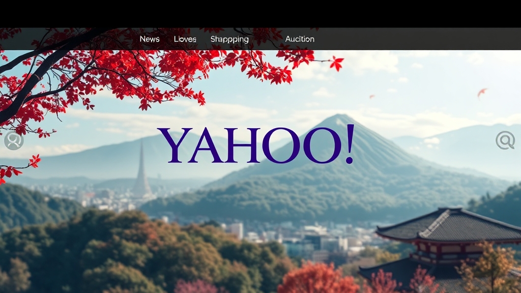 야후 재팬의 주요 서비스 및 특징 (realistic 스타일)