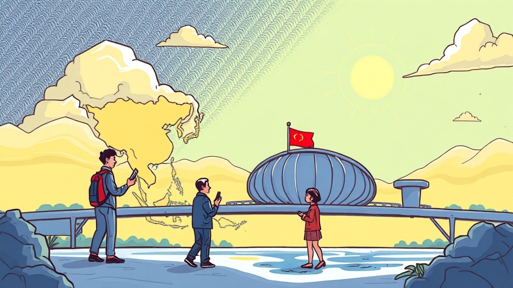 AI 협력을 통한 글로벌 격차 해소 (cartoon 스타일)