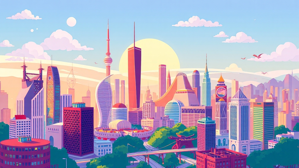 APEC 회원국의 AI 활용 및 발전 방안 (cartoon 스타일)