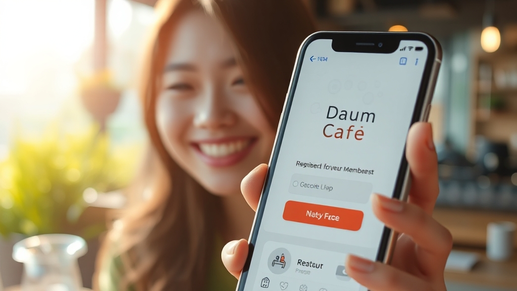 다음 카페 회원가입 (realistic 스타일)