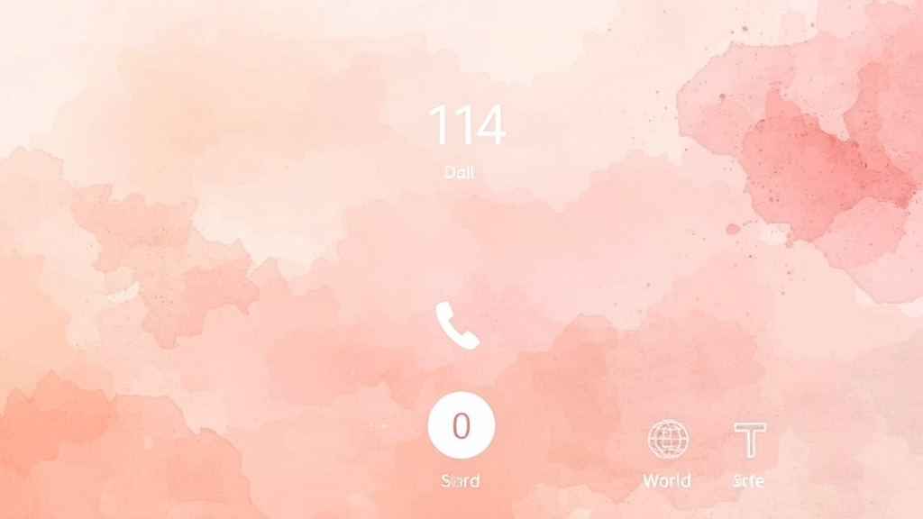 상담원 빠른 연결 방법 (watercolor 스타일)