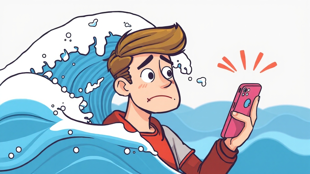 글로벌 스마트폰 시장 가격 인상 추세 (cartoon 스타일)