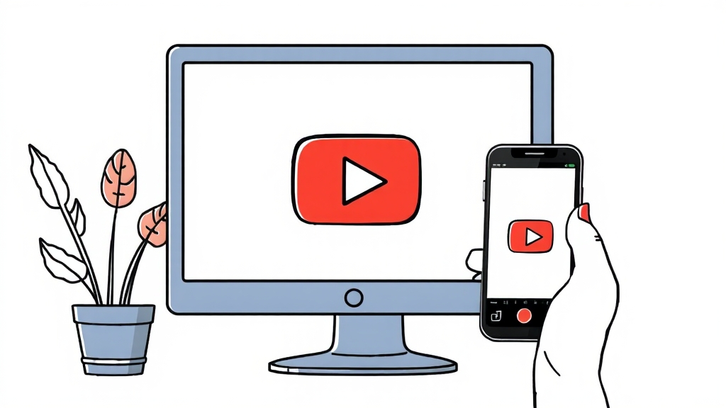 유튜브 녹화 핵심 가이드 (illustration 스타일)