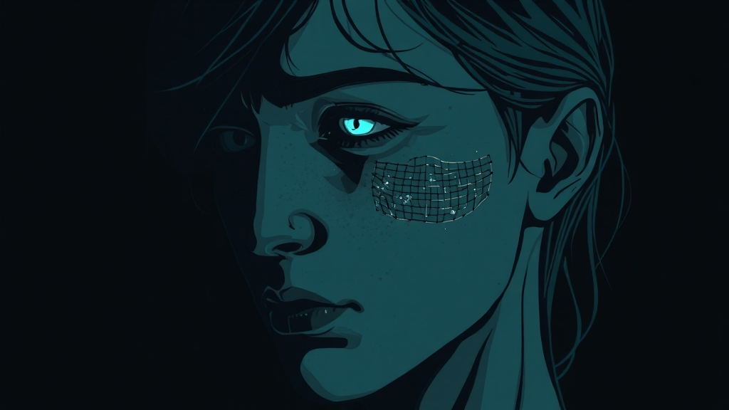 AI 음성 기술의 윤리적 문제 (illustration 스타일)