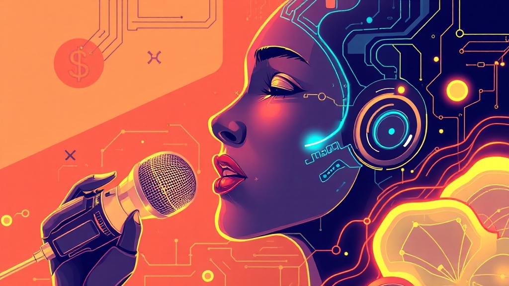 AI 음성 탐지 및 피해 예방 노력 (illustration 스타일)