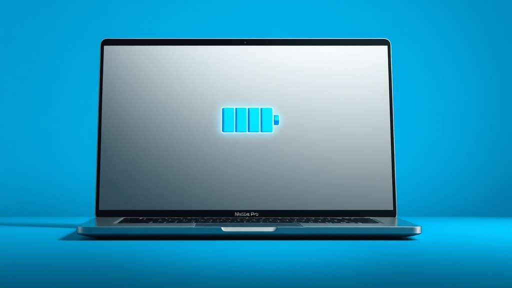 발열 및 배터리 효율 (realistic 스타일)