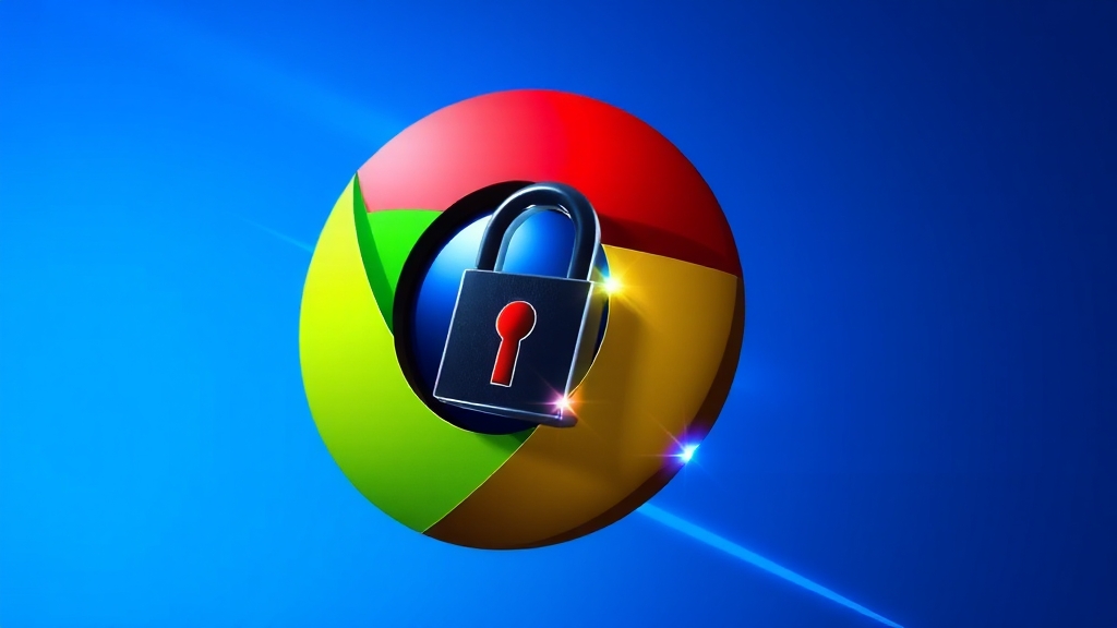 크롬 원격 데스크톱 보안 및 주의사항 (realistic 스타일)