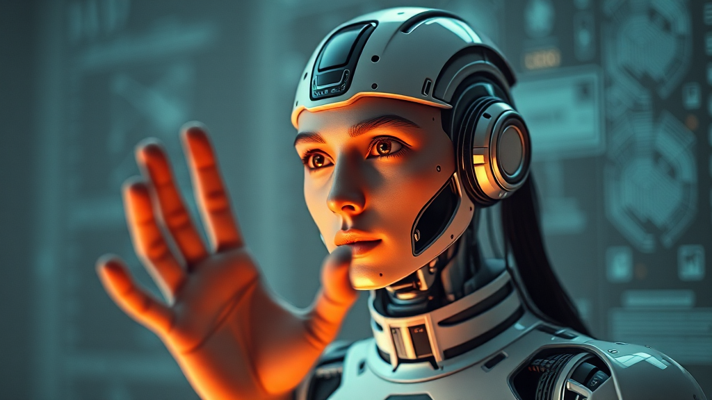 Manus AI 개요: 손동작으로 컴퓨터를 (realistic 스타일)