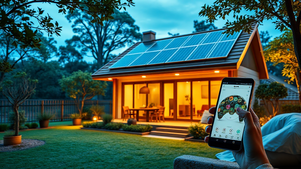 스마트 코티지 주요 특징 (realistic 스타일)