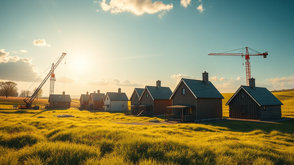 스마트 코티지 설치 조건 (realistic 스타일)