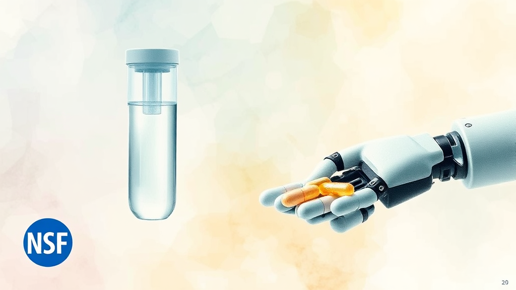 NSF 인증, 왜 중요할까요? (watercolor 스타일)