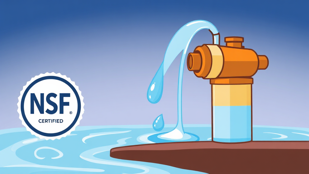 NSF 인증 사이트, 이렇게 활용하세요! (cartoon 스타일)