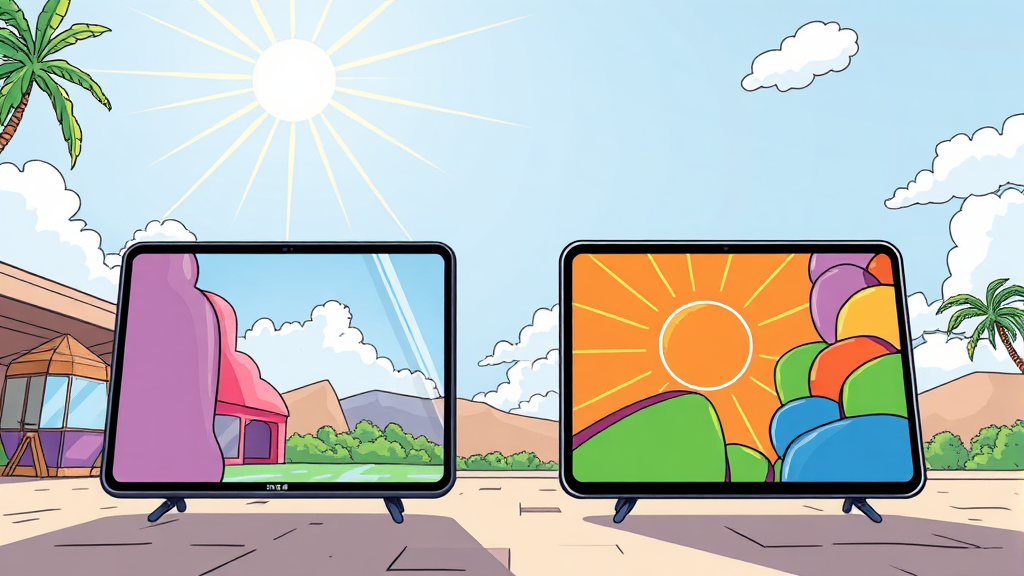 디스플레이, 스펙 차이는 얼마나? (cartoon 스타일)