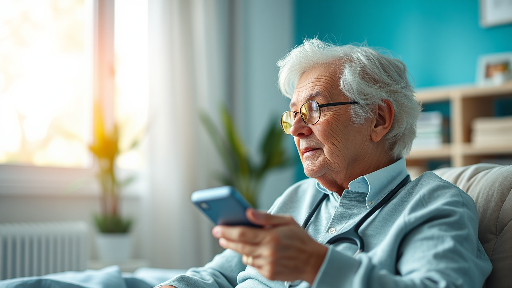 AI 기반 건강 관리 솔루션 종류 (realistic 스타일)