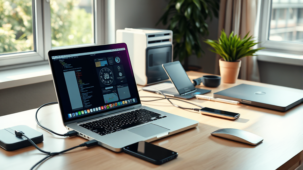 멀티허브, 왜 필요할까? (realistic 스타일)