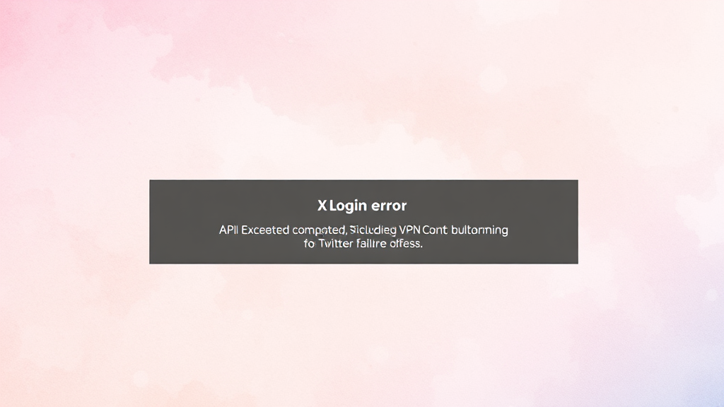 X 오류 원인 분석 (watercolor 스타일)