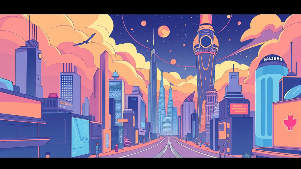 소프트웨어 및 기타 AI 기능 강화 (illustration 스타일)