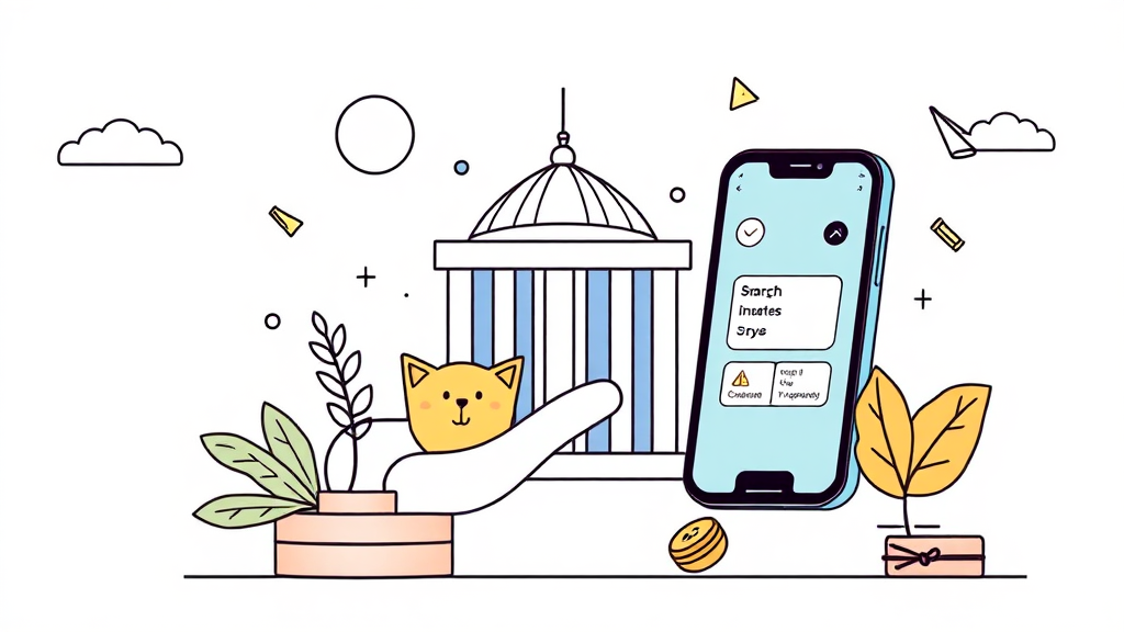 MG더뱅킹 앱 활용법 (illustration 스타일)