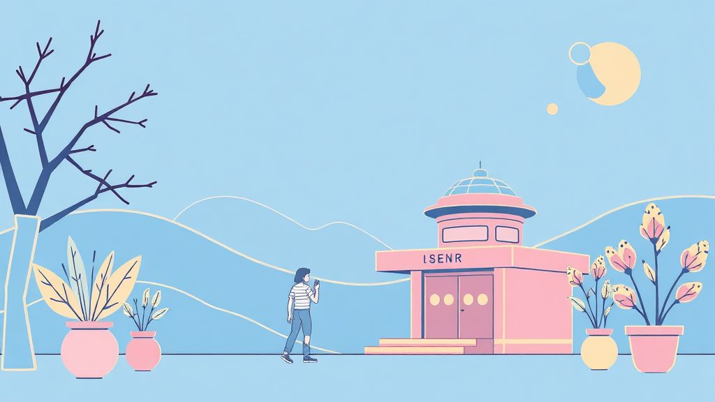 가입 절차 및 필요 서류 (illustration 스타일)