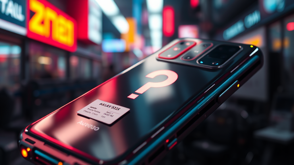 S26 예상 가격 총정리 (realistic 스타일)