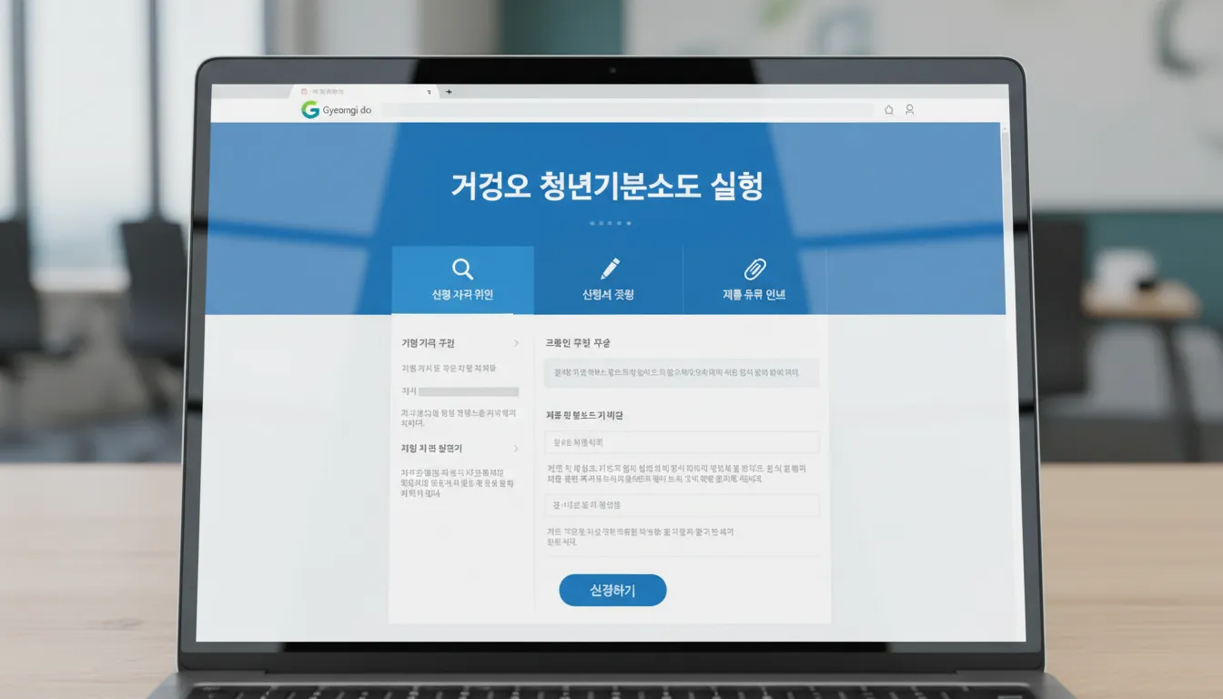 경기도 청년기본소득, 신청 방법 및 유의사항을 안내합니다.