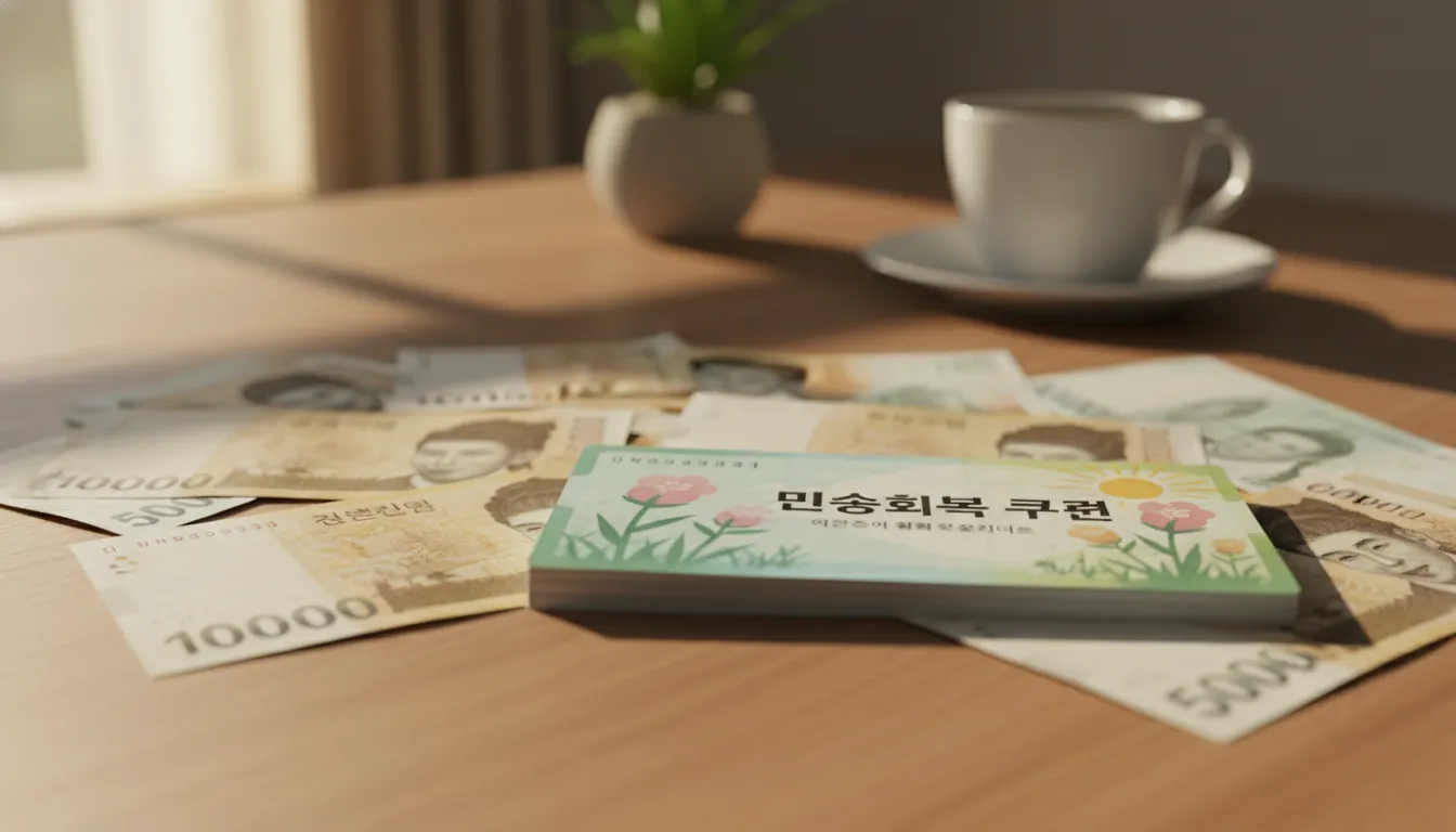 민생회복 소비쿠폰 신청방법 및 지원대상 금액 총정리 1