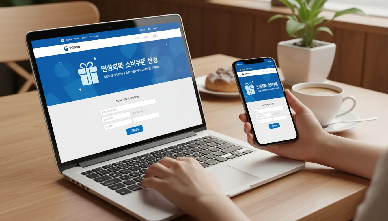 민생회복 소비쿠폰 신청 방법 및 유의사항