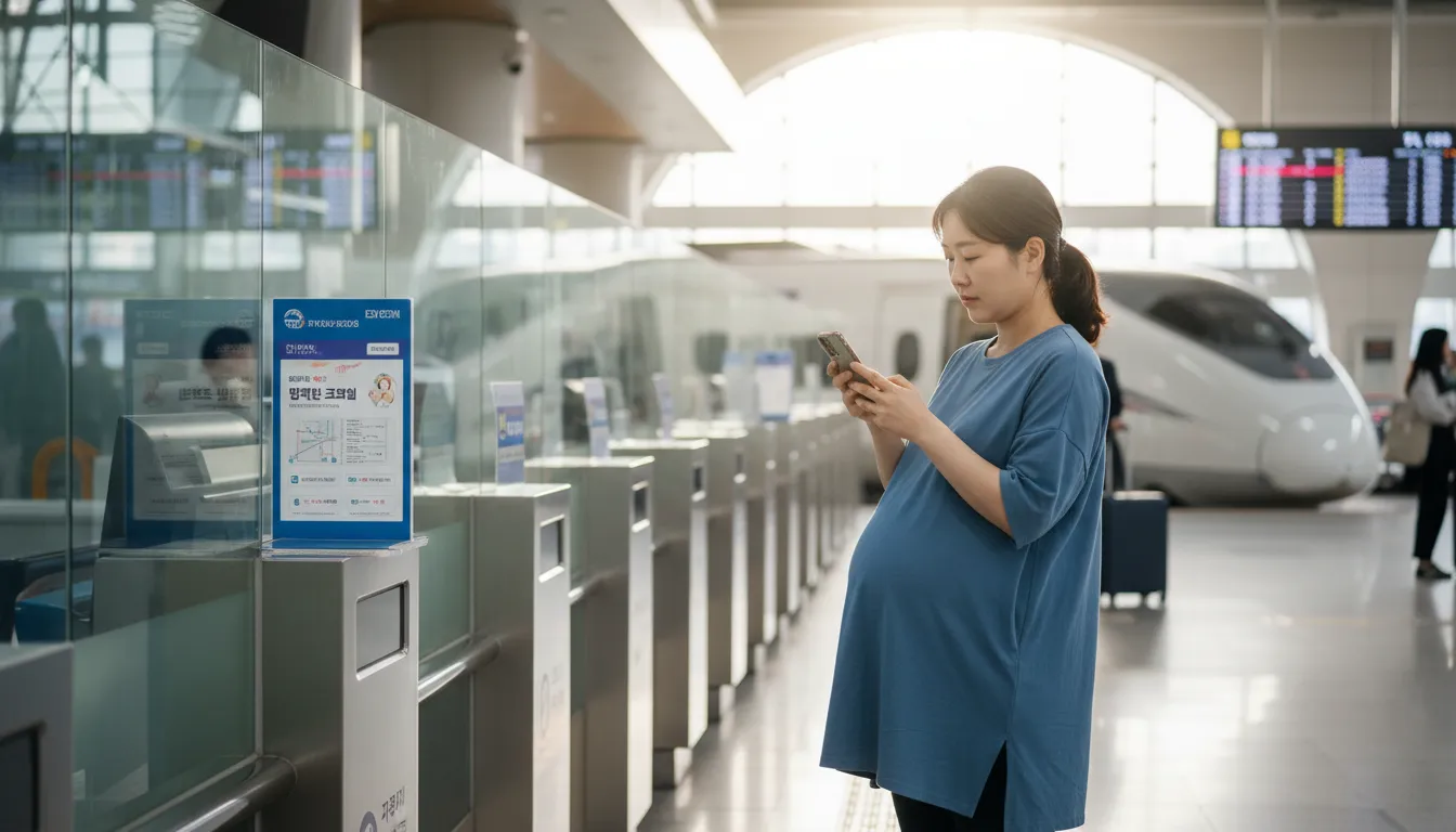 임산부 KTX 열차 할인 맘편한 코레일 등록 방법 상세 가이드