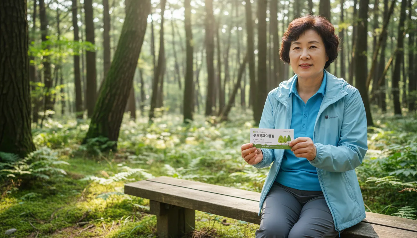 산림복지서비스이용권, 자연 속 치유를 위한 국가적 지원입니다.