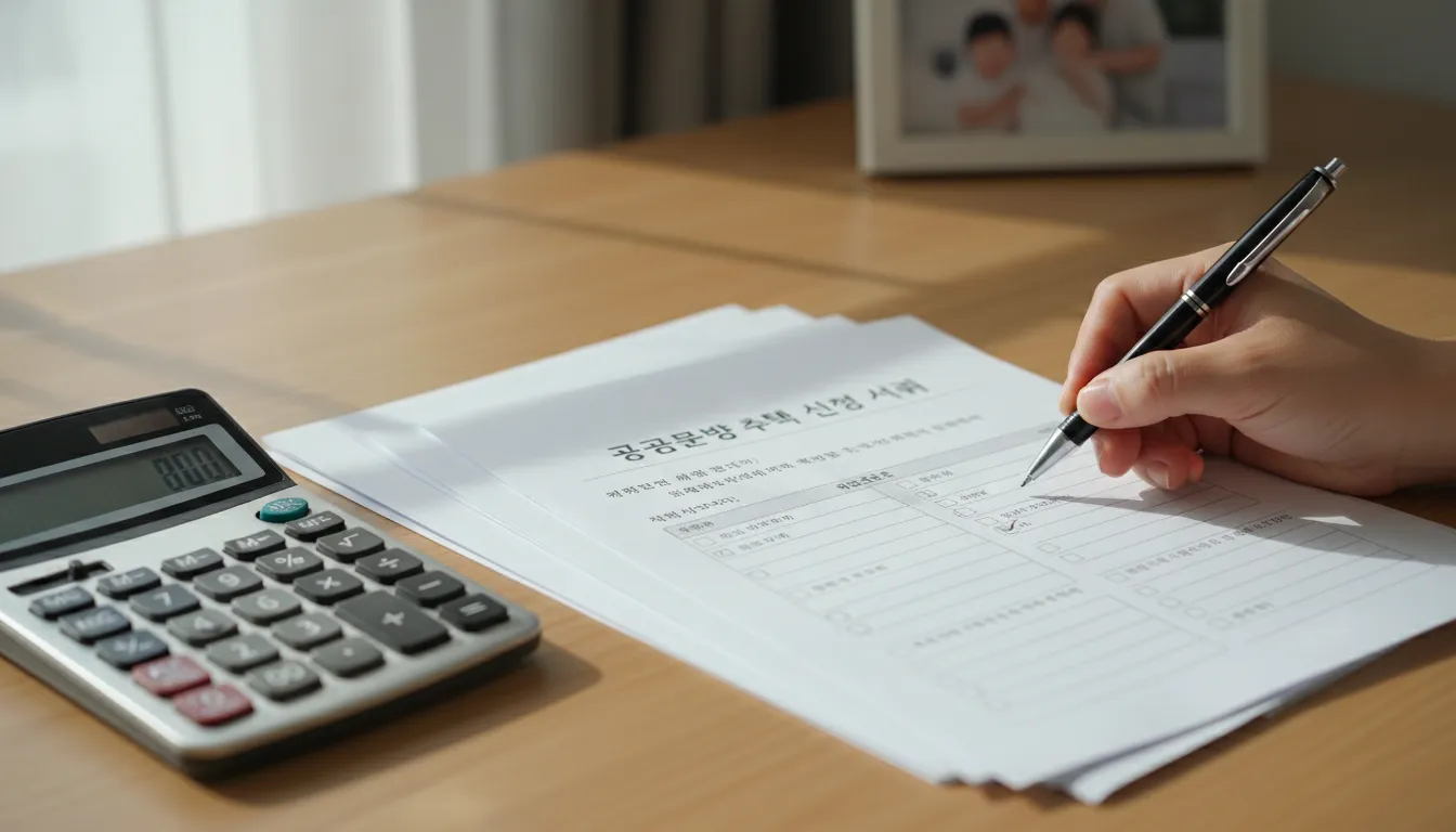 성공적인 공공분양 신청을 위한 가상 경험담