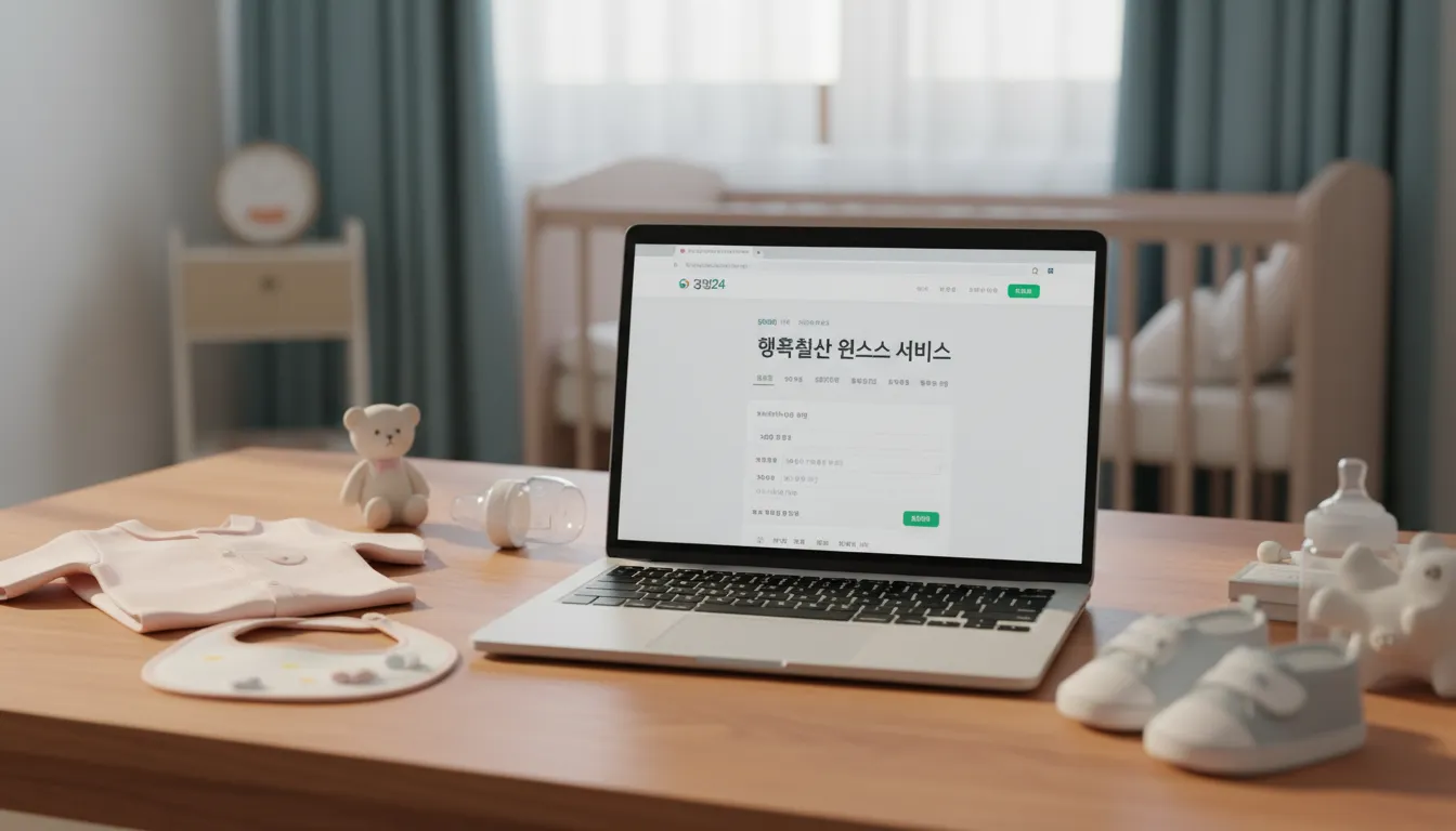 정부24를 통한 행복출산 통합신청 상세 가이드 및 꿀팁