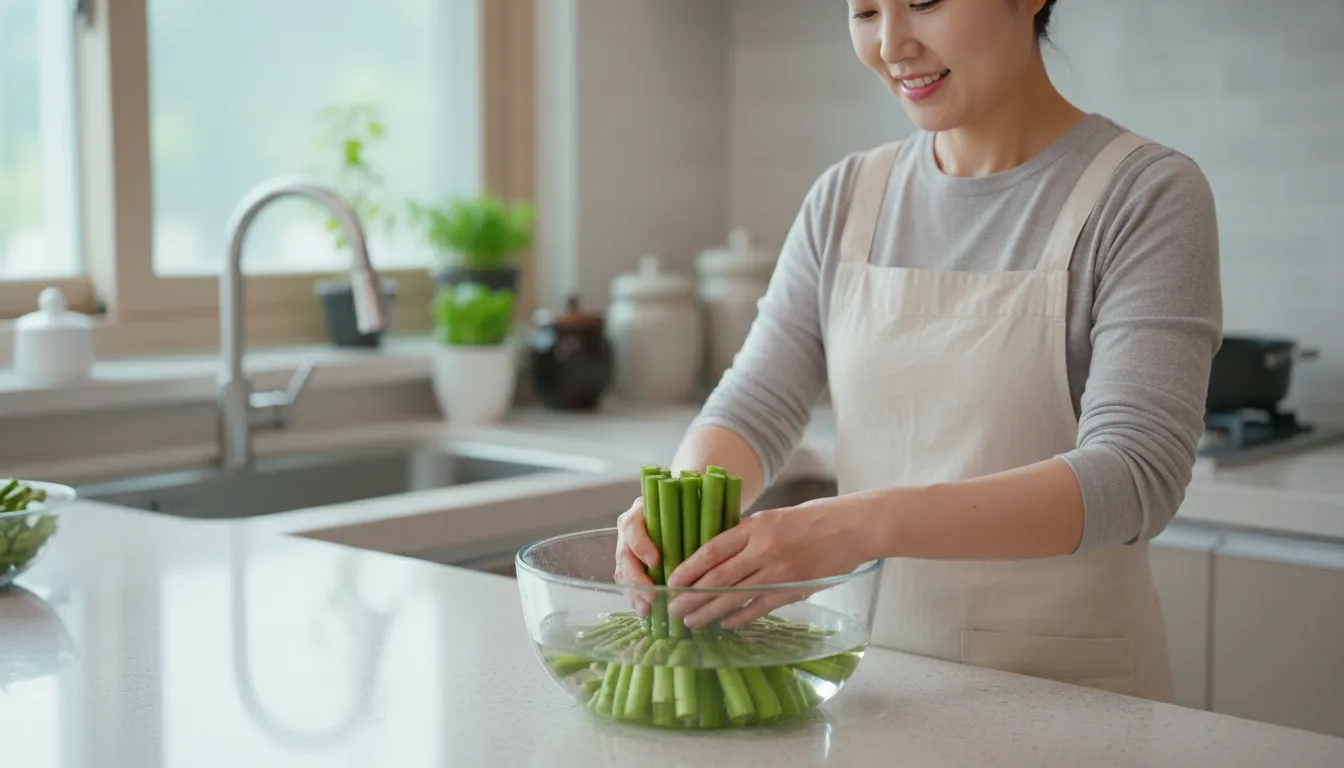 완벽한 손질법과 쓴맛을 잡는 핵심 노하우