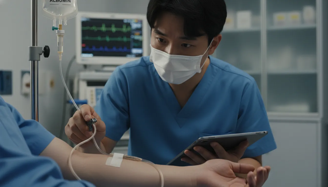 알부민 주사 부작용 및 주의사항