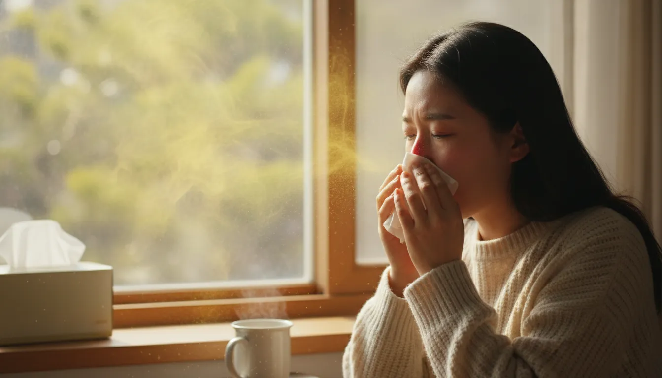 답답한 송화가루 알레르기 증상 및 특징