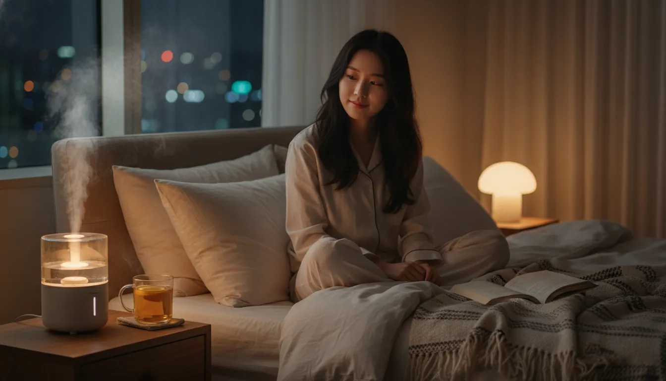 수면을 돕는 즉각적인 호흡기 건조 해결 꿀팁