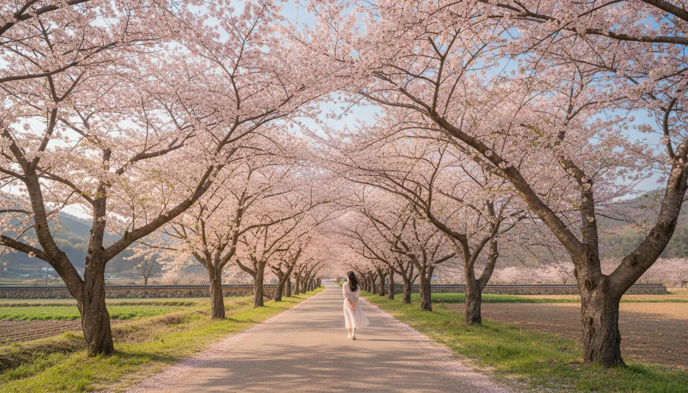 당진 벚꽃 개화시기 및 방문 적기