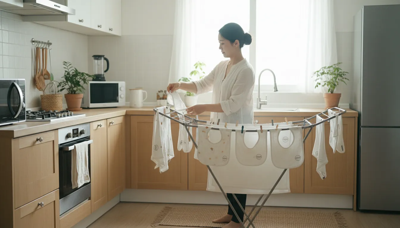 환경에 따른 턱받이 관리 체크리스트