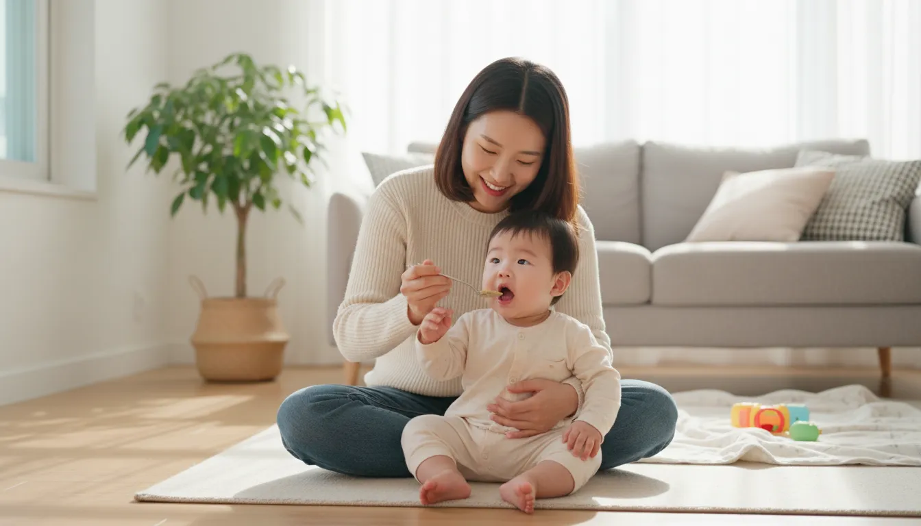 이유식 시작시기와 신체적 준비 신호 확인하기