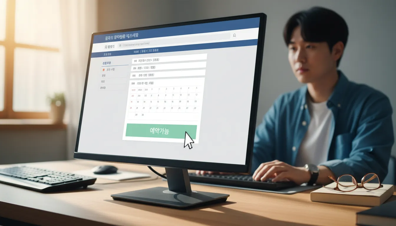 체험교육 신청 일정 확인 및 예약 절차