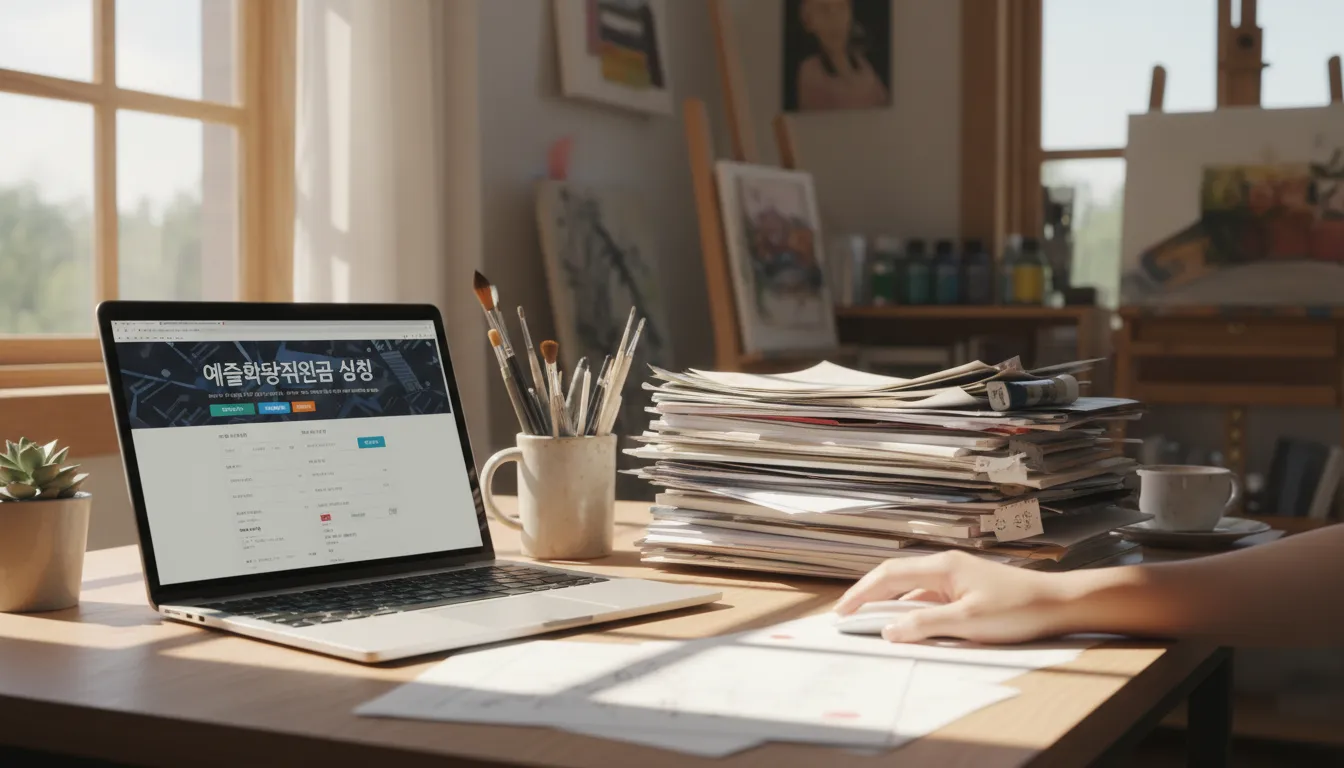 예술활동지원금 신청을 위한 핵심 자격 조건