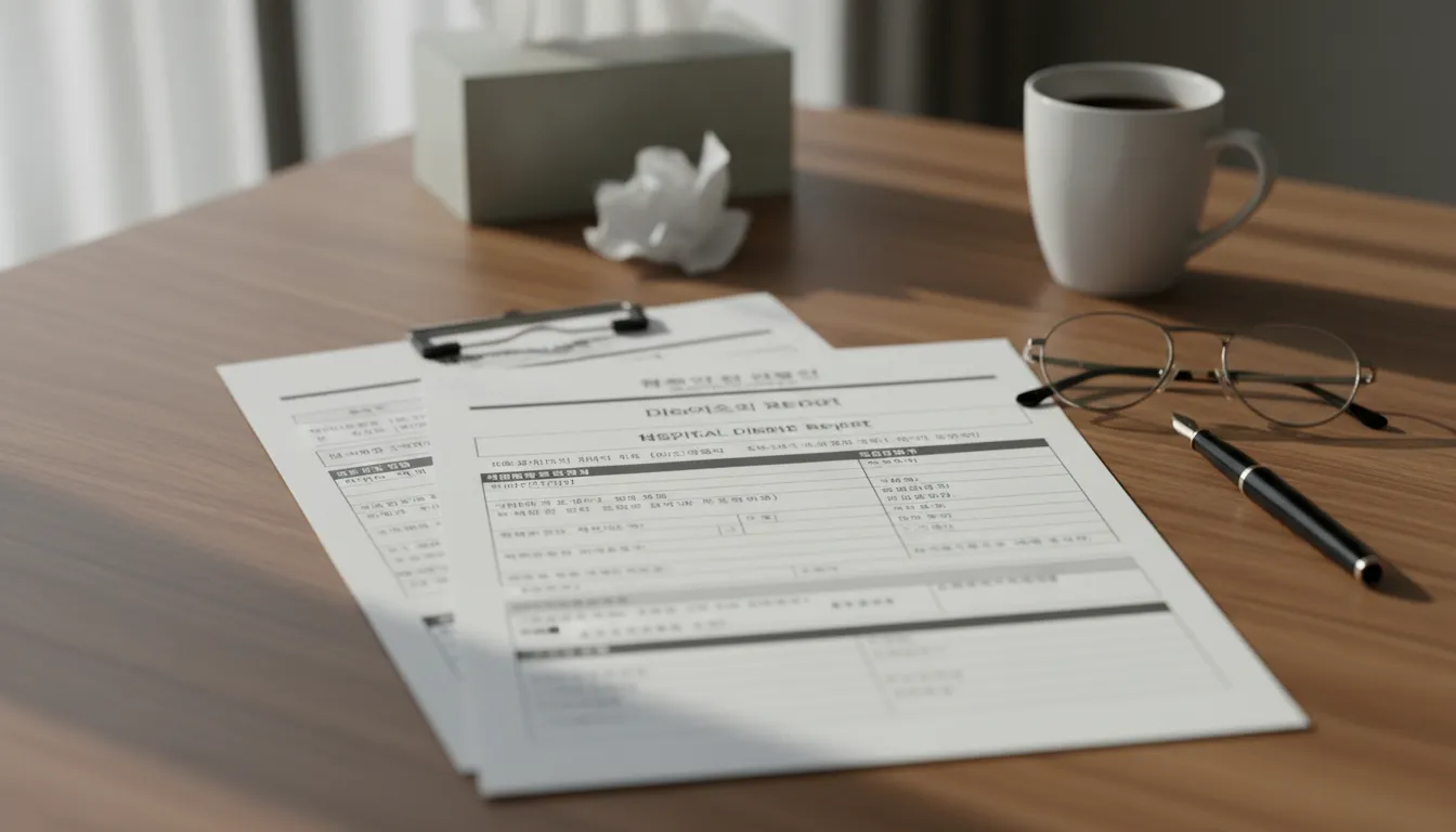 K210 질병코드 실비 청구 서류 누락 방지 보험금 거절 해결