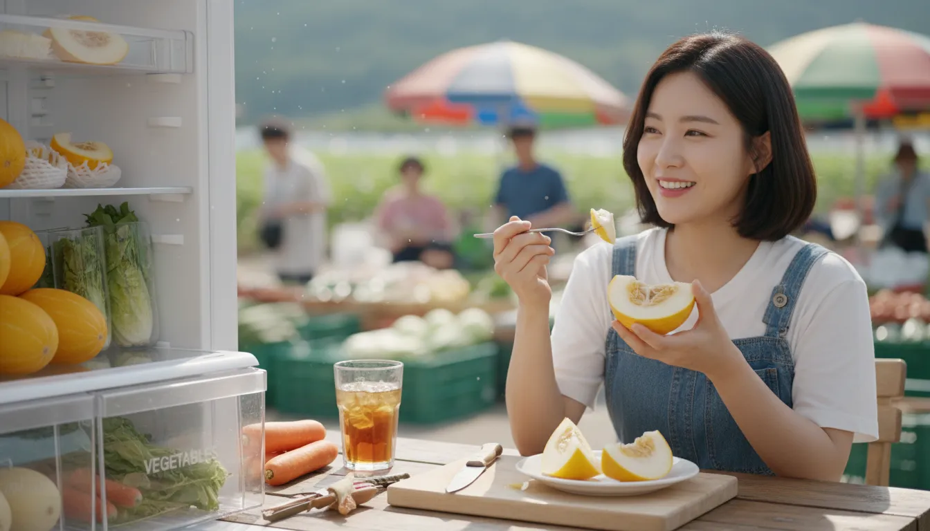 참외 효능 부작용 칼로리 보관법 신선도 유지 랩핑 저장 노하우 1