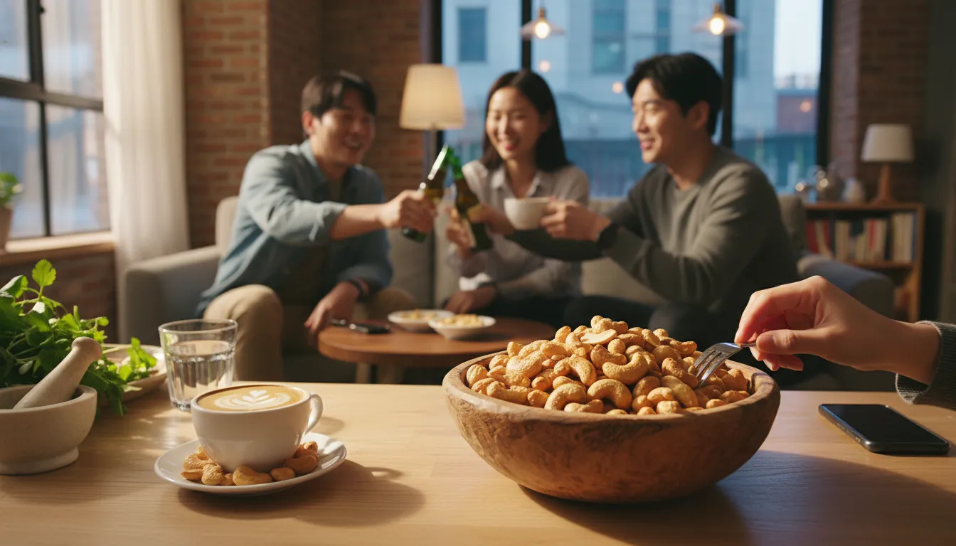 크리스피 캐슈넛 효능 칼로리 다이어트 술안주 과다 섭취 주의점 1