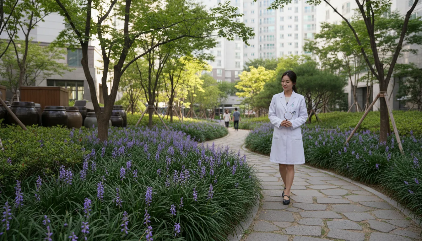 효능의 차이: 약재와 조경 식물의 구분