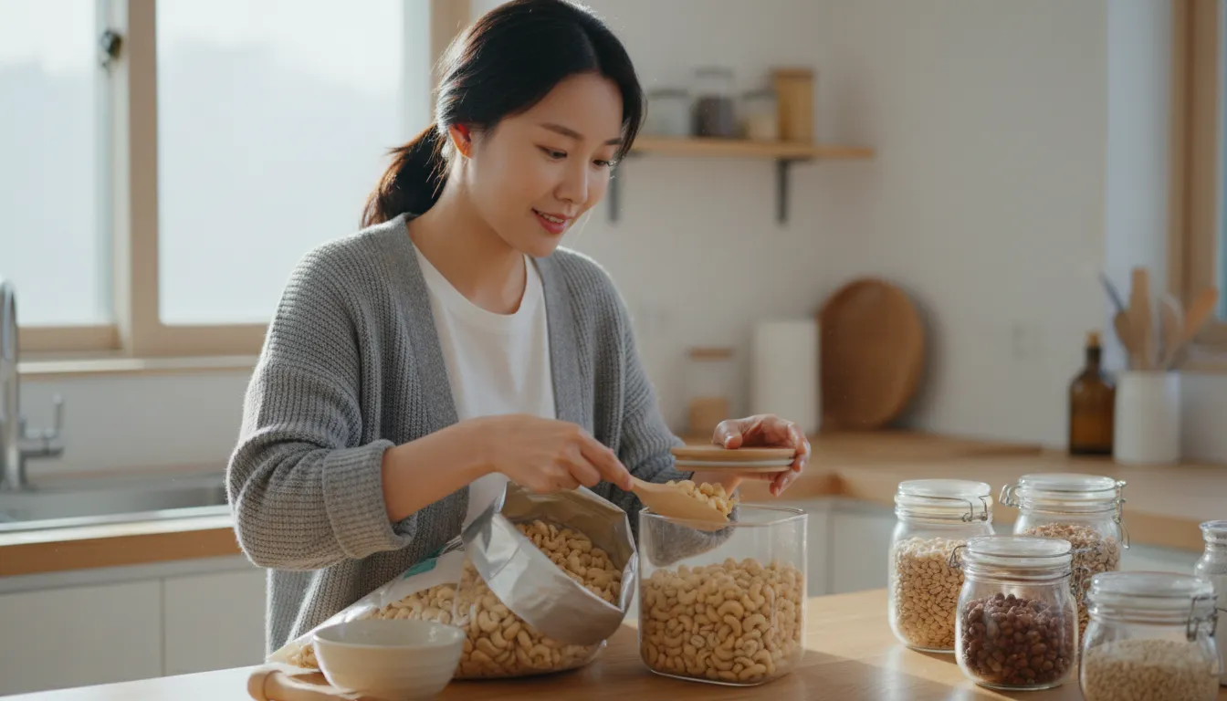 신선함을 지키는 비결, 캐슈넛 산패 방지 및 밀폐 보관 팁