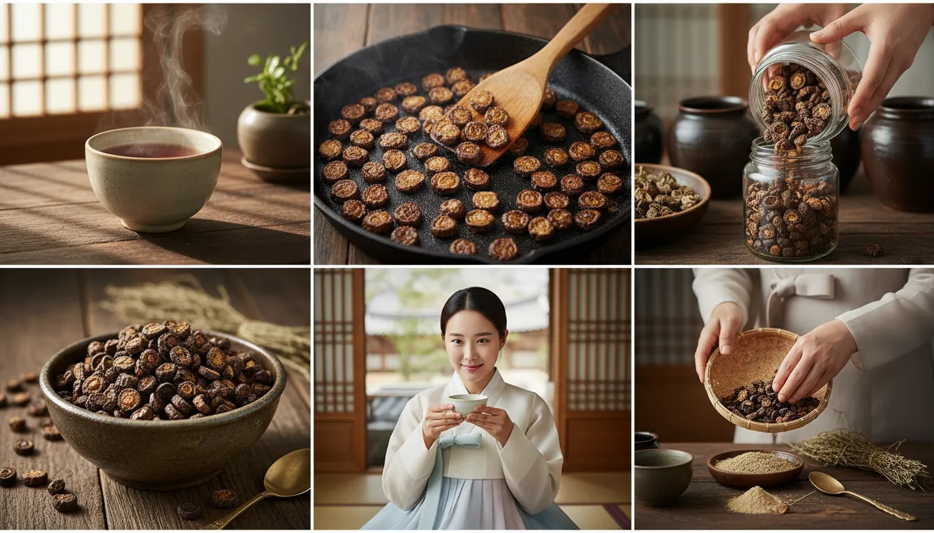 볶은 맥문동 효능 부작용 먹는법 쓴맛 제거 및 성질 변화 확인